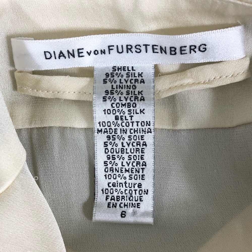 Diane Von Furstenberg | Silk Brygid Chevron Dress - Picture 7 of 7